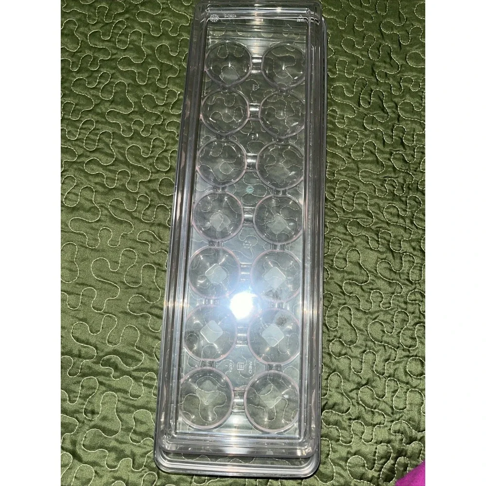 14 Egg Tray Holder For Refrigerator‎ Storage With Lid Case Freezer Containers